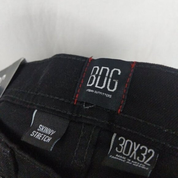 NWT Urban Outfitters BDG Skinny Stretch Black Jeans 30 - Picture 7 of 7